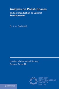 Cover image: Analysis on Polish Spaces and an Introduction to Optimal Transportation 9781108421577