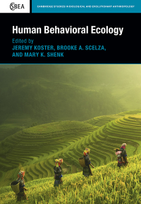 Cover image: Human Behavioral Ecology 9781108421836