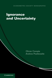 Cover image: Ignorance and Uncertainty 9781108422024