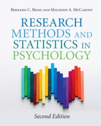 Cover image: Research Methods and Statistics in Psychology 2nd edition 9781108423113
