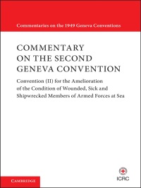 Cover image: Commentary on the Second Geneva Convention 9781108423199