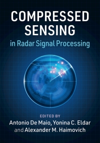 Imagen de portada: Compressed Sensing in Radar Signal Processing 9781108428293