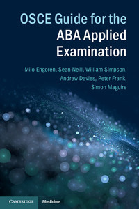 صورة الغلاف: OSCE Guide for the ABA Applied Examination 9781107594999