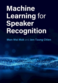 Cover image: Machine Learning for Speaker Recognition 9781108428125