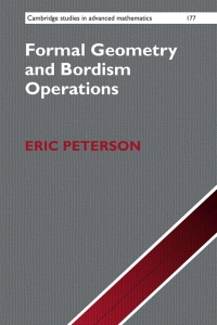 Cover image: Formal Geometry and Bordism Operations 9781108428033