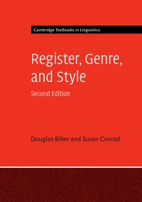 Cover image: Register, Genre, and Style 2nd edition 9781108426527