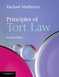 Imagen de portada: Principles of Tort Law 2nd edition 9781108727648