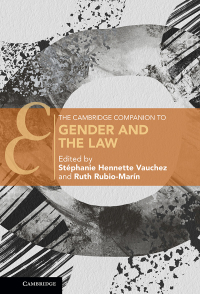 Imagen de portada: The Cambridge Companion to Gender and the Law 9781108499248