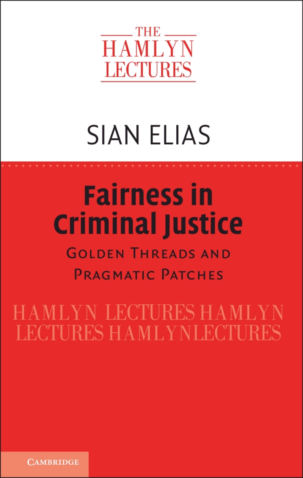 Fairness in Criminal Justice Golden Threads and Pragmatic Patches