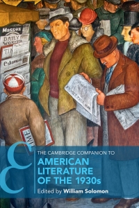 Cover image: The Cambridge Companion to American Literature of the 1930s 9781108429184