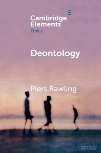 Cover image: Deontology 1st edition 9781108706520