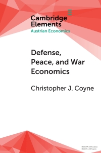 Imagen de portada: Defense, Peace, and War Economics 9781108724036