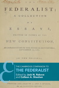 Omslagafbeelding: The Cambridge Companion to The Federalist 1st edition 9781107136397