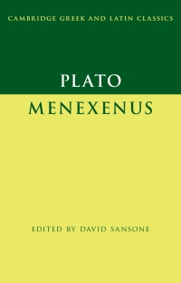 Cover image: Plato: Menexenus 1st edition 9781108499408
