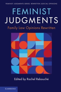 Imagen de portada: Feminist Judgments: Family Law Opinions Rewritten 1st edition 9781108471701