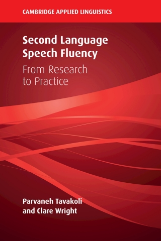 Cover image: Second Language Speech Fluency 9781108499613