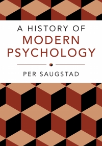 Imagen de portada: A History of Modern Psychology 9781107109896