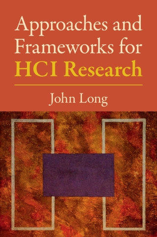 Cover image: Approaches and Frameworks for HCI Research 9781108719070