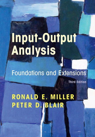 Cover image: Input-Output Analysis 3rd edition 9781108484763
