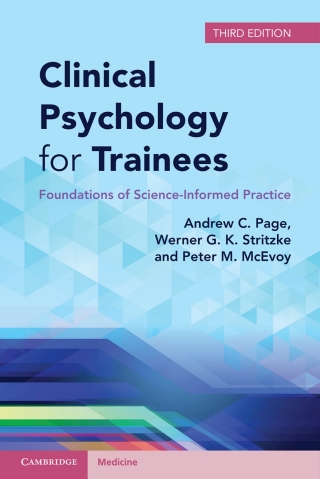 Cover image: Clinical Psychology for Trainees 3rd edition 9781108457101