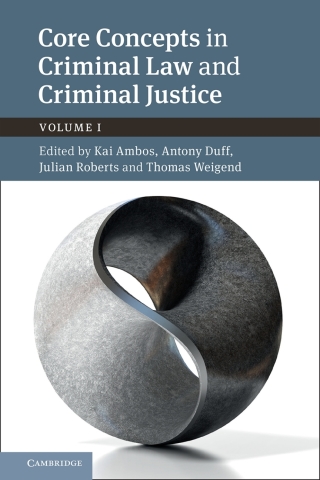 Cover image: Core Concepts in Criminal Law and Criminal Justice: Volume 1 9781108483391