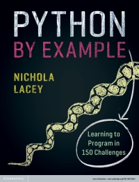 صورة الغلاف: Python by Example 9781108716833