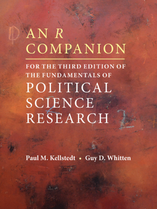 Cover image: An R Companion for the Third Edition of The Fundamentals of Political Science Research 9781108446037
