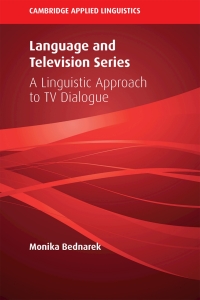 Imagen de portada: Language and Television Series 9781108472227