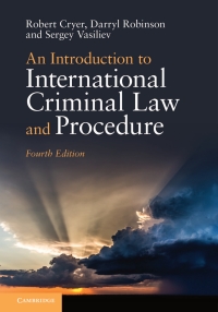 صورة الغلاف: An Introduction to International Criminal Law and Procedure 4th edition 9781108481922