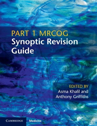 Cover image: Part 1 MRCOG Synoptic Revision Guide 9781108714112