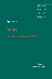 Cover image: Spinoza: Ethics 9781107069718