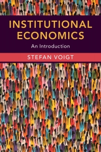 Cover image: Institutional Economics 9781108473248