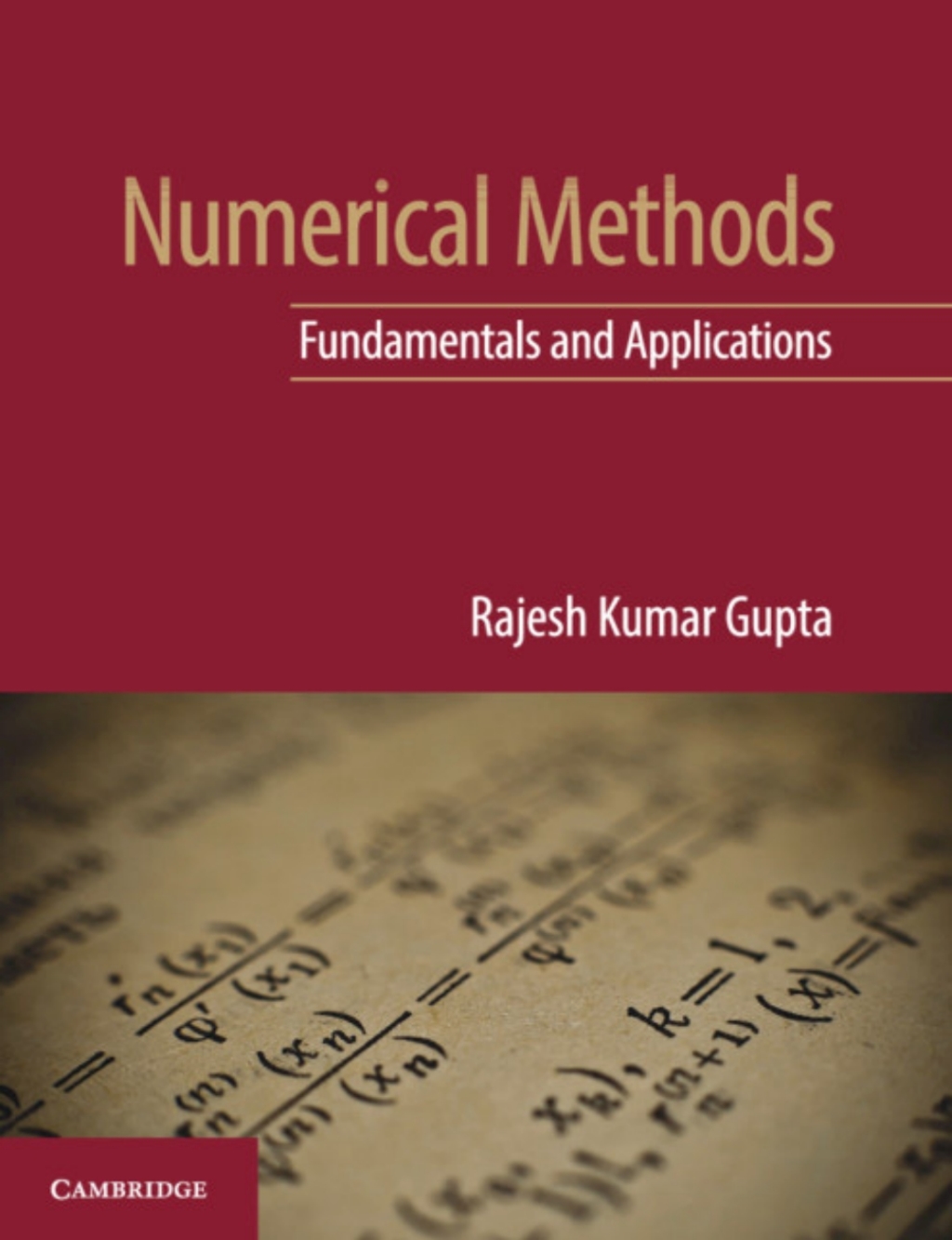 Numerical Methods Fundamentals and Applications