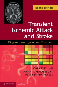 表紙画像: Transient Ischemic Attack and Stroke 2nd edition 9781107485358