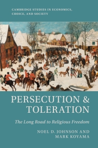 Omslagafbeelding: Persecution and Toleration 9781108425025