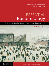 Cover image: Essential Epidemiology (Enhanced Edition): An Introduction for Students and Health Professionals 4th edition 9781108766807