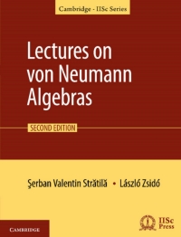 Cover image: Lectures on von Neumann Algebras 2nd edition 9781108496841