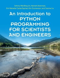 Omslagafbeelding: An Introduction to Python Programming for Scientists and Engineers 9781108701129