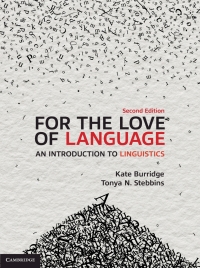 Cover image: For the Love of Language 2nd edition 9781108701013