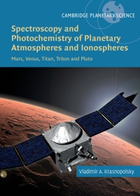 Cover image: Spectroscopy and Photochemistry of Planetary Atmospheres and Ionospheres 9781107145269