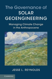Cover image: The Governance of Solar Geoengineering 9781107161955