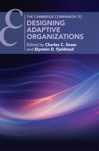 Cover image: Designing Adaptive Organizations 9781108486750