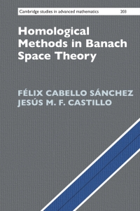 Omslagafbeelding: Homological Methods in Banach Space Theory 9781108478588