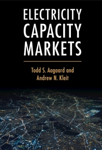 Cover image: Electricity Capacity Markets 9781108489652