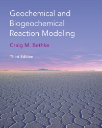 Cover image: Geochemical and Biogeochemical Reaction Modeling 3rd edition 9781108790864