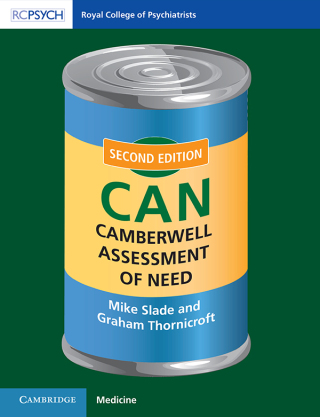 Cover image: Camberwell Assessment of Need (CAN) 2nd edition 9781911623359