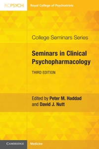 Cover image: Seminars in Clinical Psychopharmacology 3rd edition 9781911623458