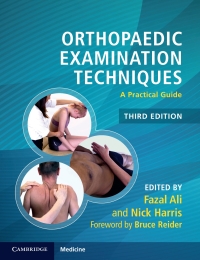 Cover image: Orthopaedic Examination Techniques 3rd edition 9781108796705