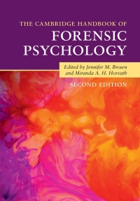 Cover image: The Cambridge Handbook of Forensic Psychology 2nd edition 9781108494977