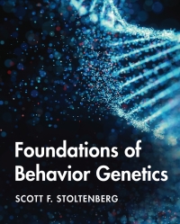 Cover image: Foundations of Behavior Genetics 9781108487979